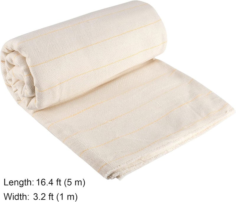 PINGEUI 2 Pieces 39 x 197 Inch Tufting Cloth with Marked Lines, Large Size Punch Needle Monk’s Cloth, Primary Rug Backing Fabric for Embroidery, Handmade, DIY Craft - Image 2
